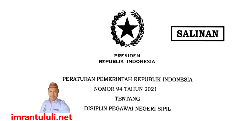 Disiplin PNS Terbaru Melalui PP No. 94/2021