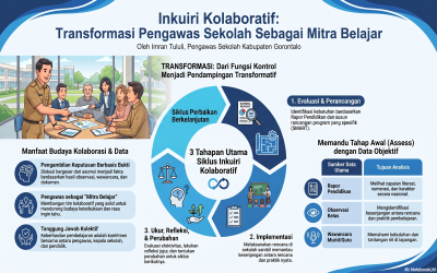 PEMBINAAN DAN PEMANTAUAN SERTA PENGELOLAAN DAN PEMBERDAYAAN KELOMPOK KERJA MENGGUNAKAN INKUIRI KOLABORATIF