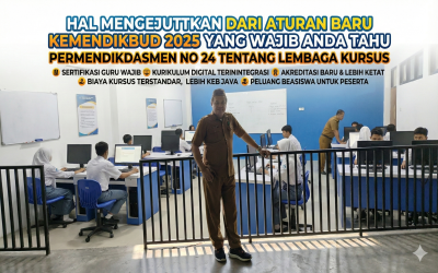 HAL MENGEJUTKAN DARI ATURAN BARU KEMENDIKBUD 2025 YANG WAJIB ANDA TAHU PERMENDIKDASMEN NO 24 TENTANG  LEMBAGA KURSUS