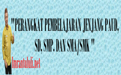 PERANGKAT PEMBELAJARAN JENJANG SMA/SMK