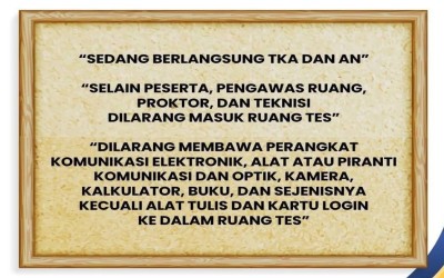 ADMINITRASI TKA DAN AN JENJANG SD TAHUN 2026