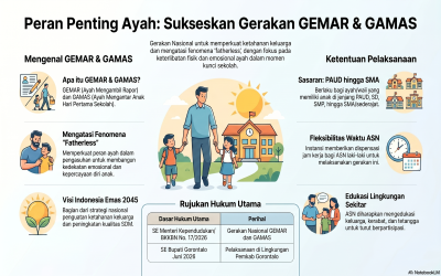 GERAKAN AYAH MENGAMBIL RAPOR ANAK KE SEKOLAH (GEMAR) DAN GERAKAN AYAH MENGANTAR ANAK PADA HARI PERTAMA SEKOLAH (GAMAS)